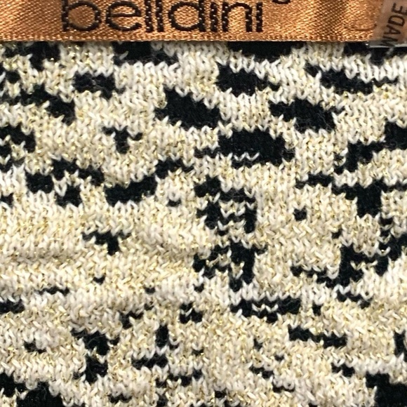 Belldini Women's animal print Sweater cardigan full zip jacket Sz: M - Picture 5 of 8